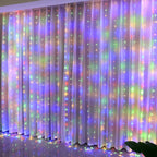 Christmas Lights LED  Curtain Lights 8 Mode Remote USB
