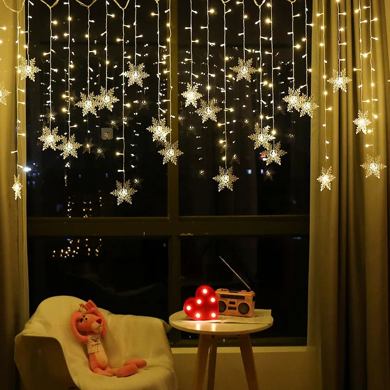 Christmas Snowflakes LED String Lights