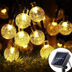 LED Solar String Lights Outdoor Waterproof Christmas Lights