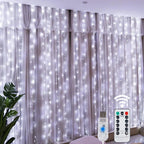 Christmas Lights LED  Curtain Lights 8 Mode Remote USB