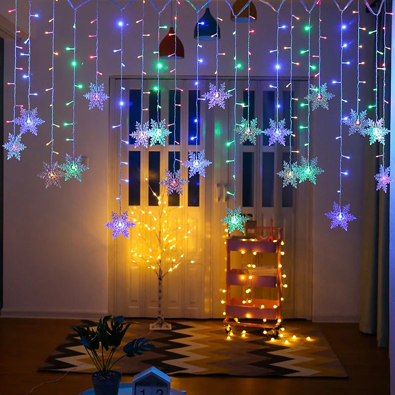 Christmas Snowflakes LED String Lights