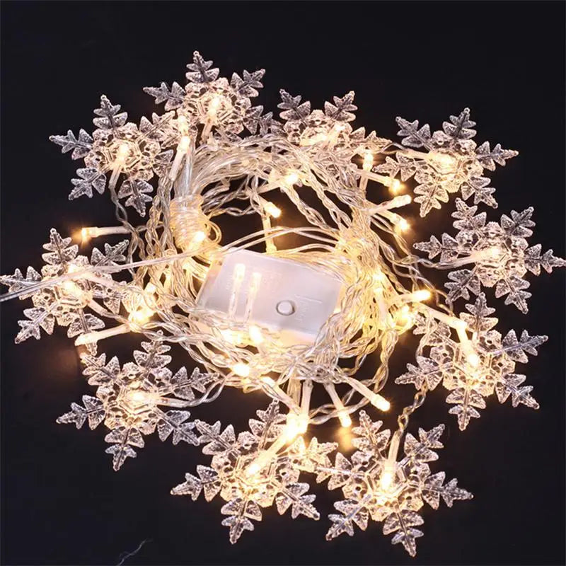 Christmas Snowflakes LED String Lights